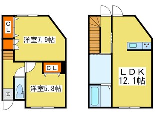 フロ－ラの物件間取画像